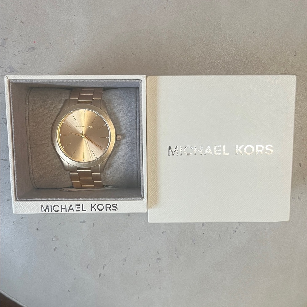 Michael Kors Two-Tone Gold and Silver Watch